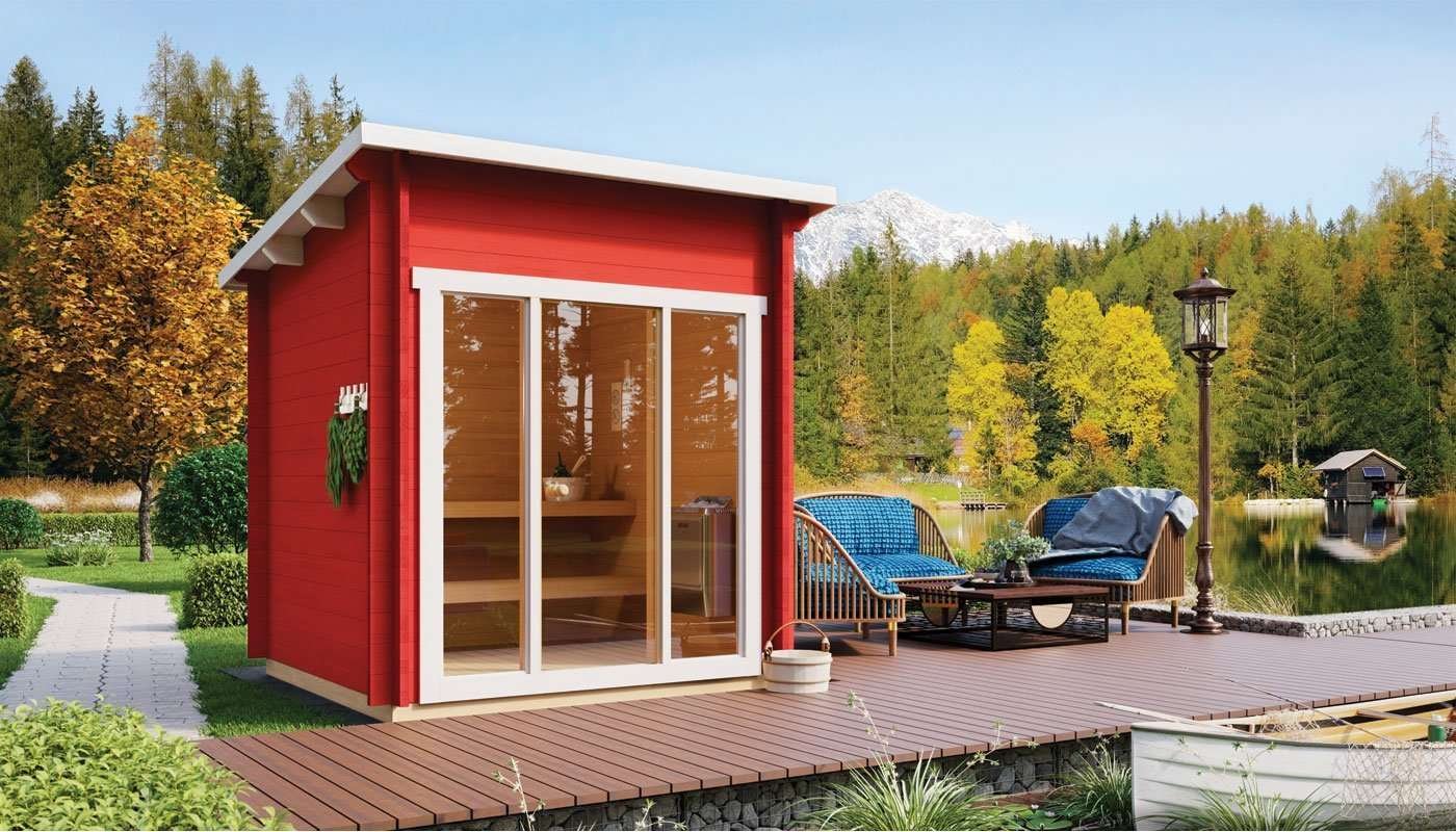 Tiny Modern Outdoor Sauna Kit Allure XS - Image 4