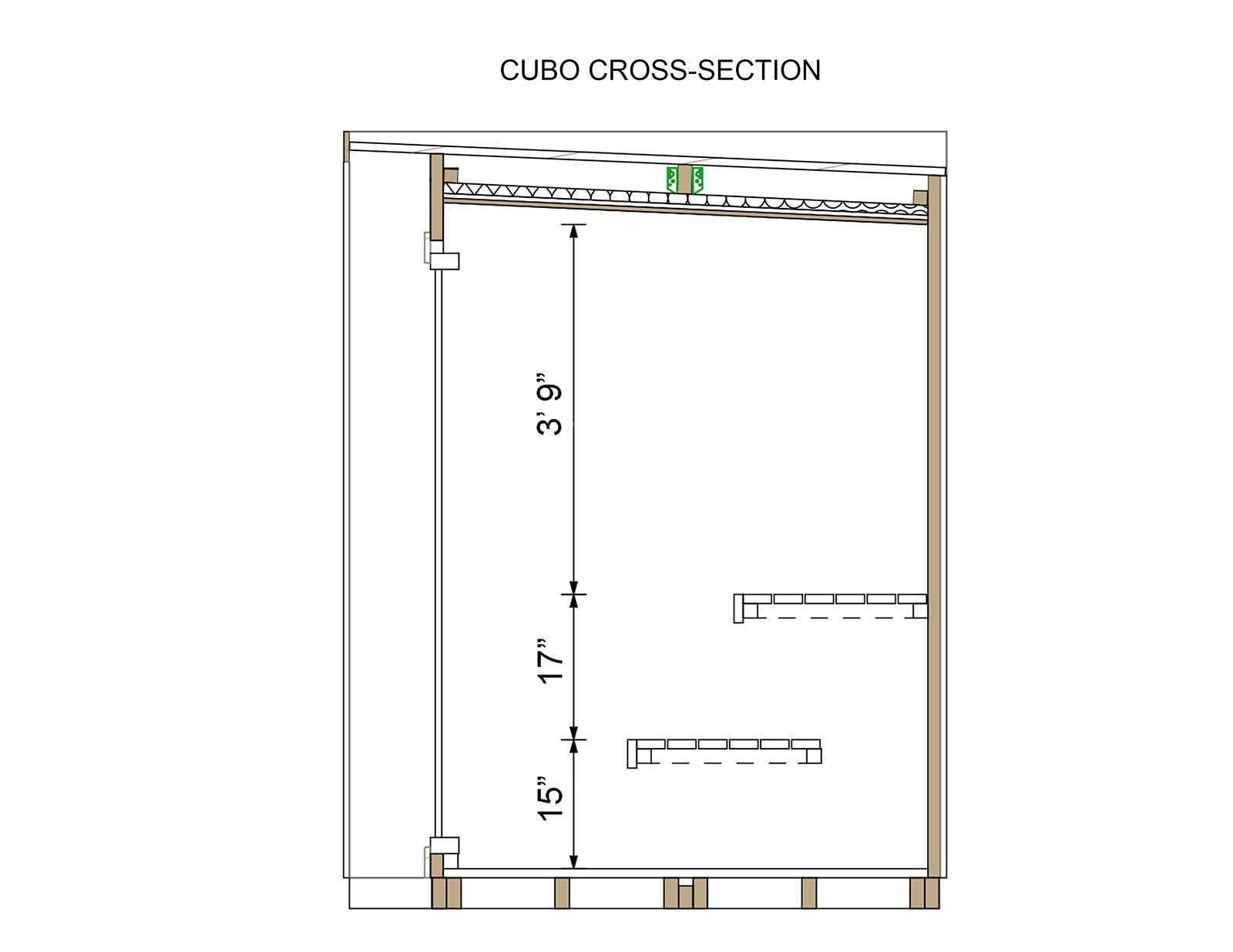 Tiny Thermowood Cube Sauna Kit Patio XXS - Image 3
