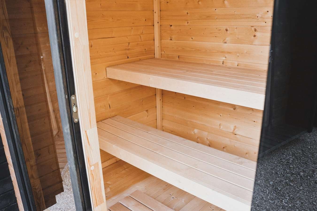 Tiny Thermowood Cube Sauna Kit Patio XXS - Image 5