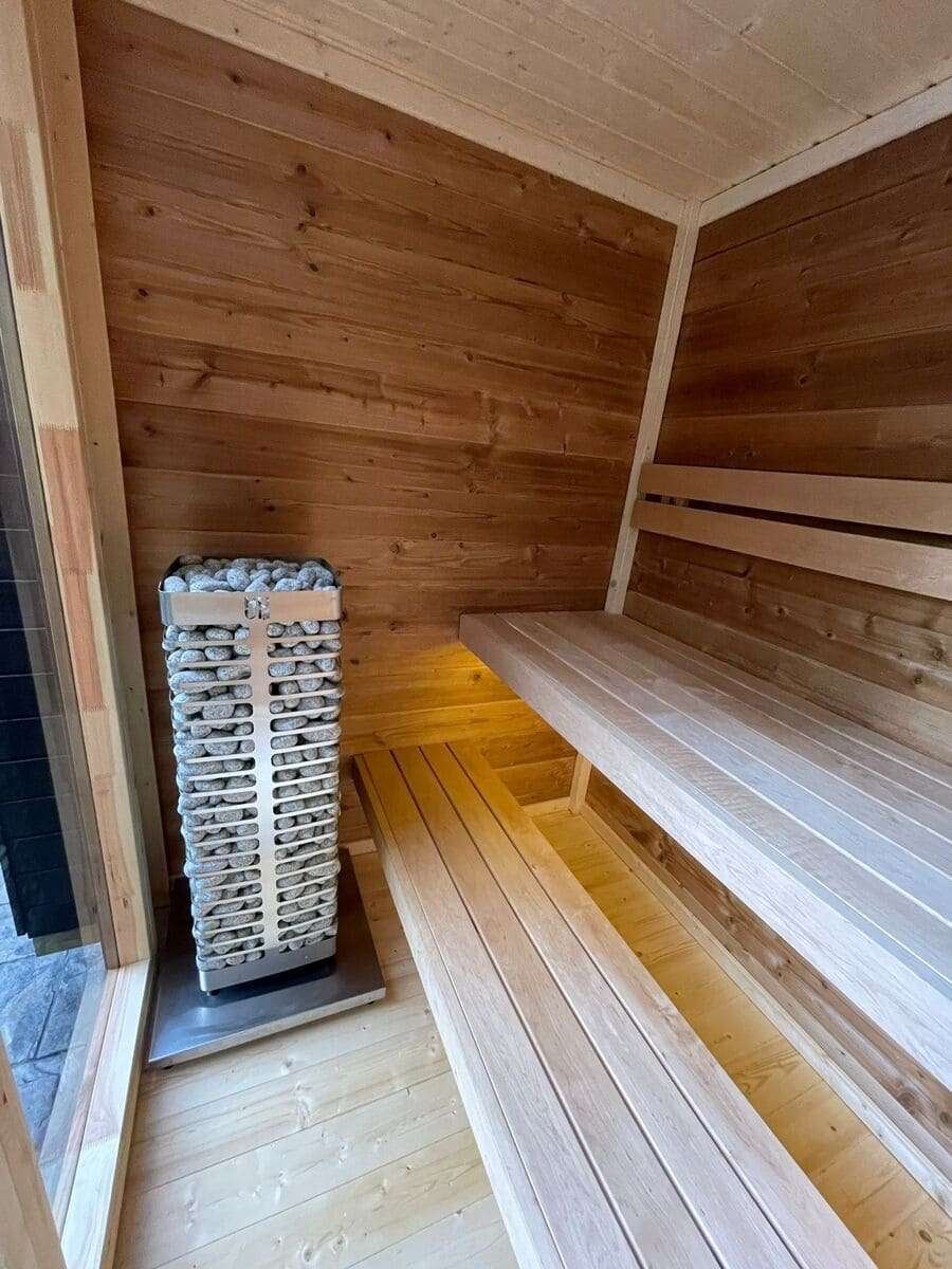Tiny Thermowood Cube Sauna Kit Patio XXS - Image 4