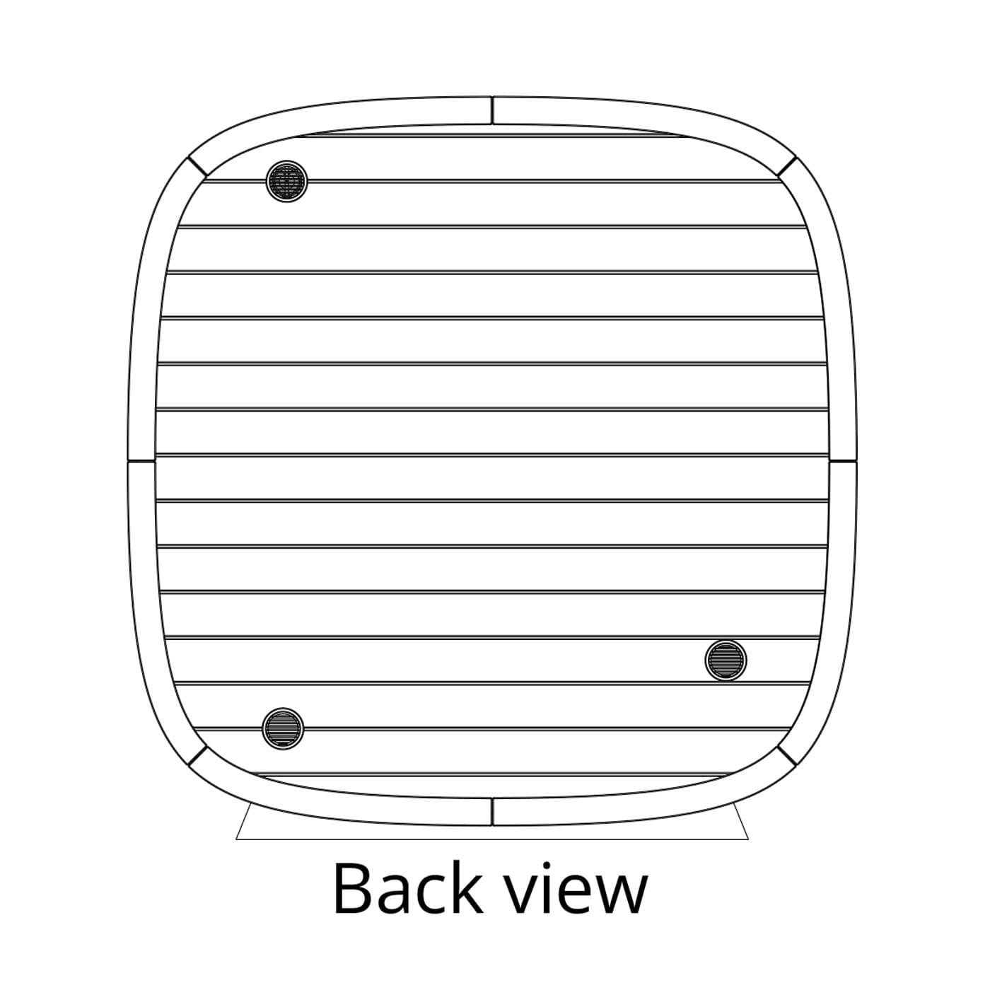 Thermowood Mini Round-Cube Outdoor Sauna - Image 8