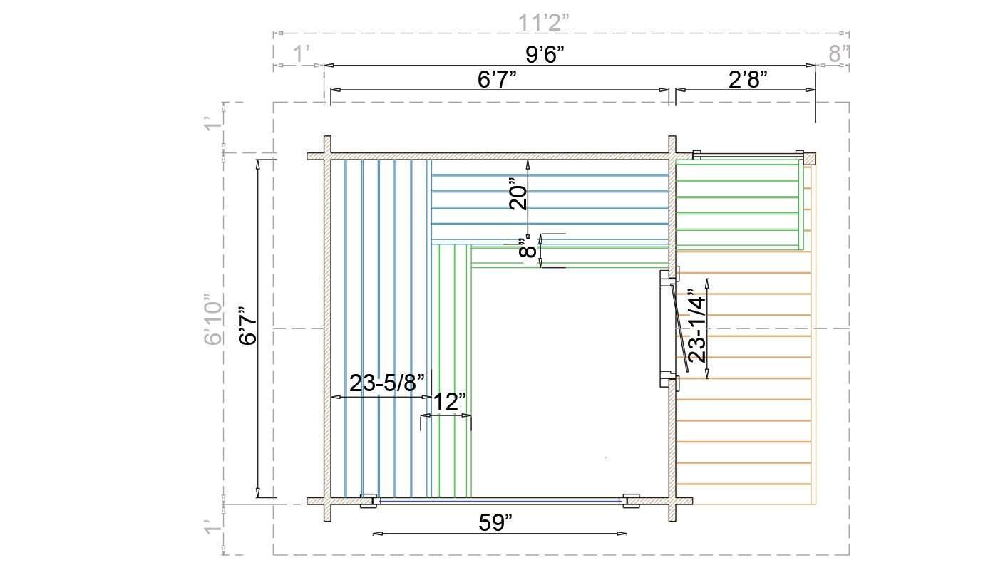 Outdoor Sauna Kit Vista S - Image 2