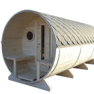 8 Person Barrel Sauna Kit W44